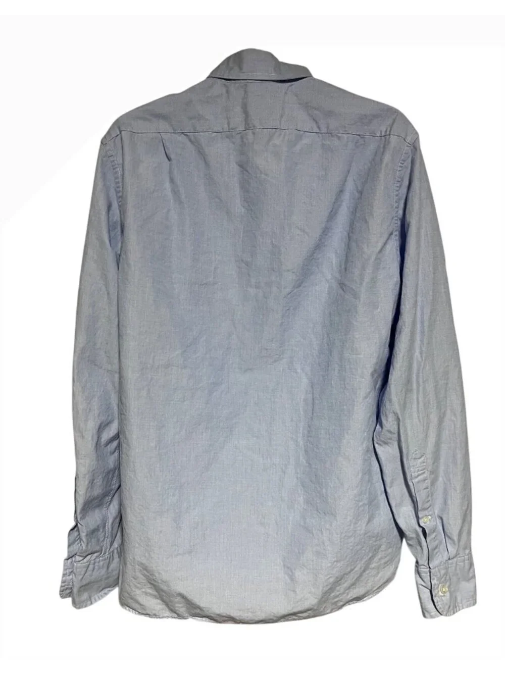 J. Crew Mens Slim Fit Button Down Shirt Size S Blue Business Casual Versatile